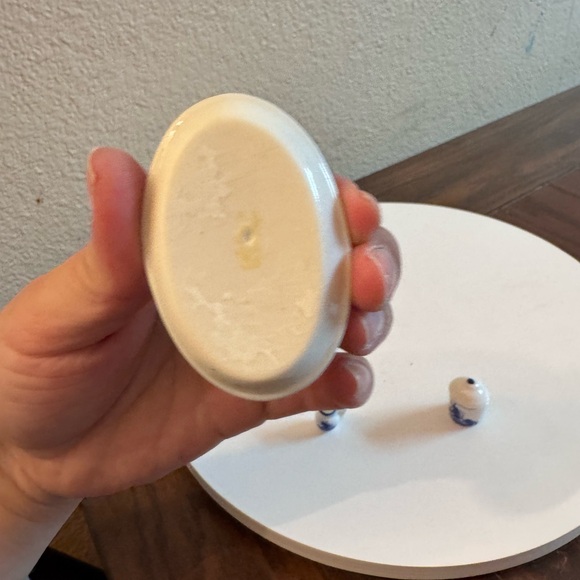 Mini Tea Set - blue and white windmill design Dollhouse Size - Picture 5 of 5